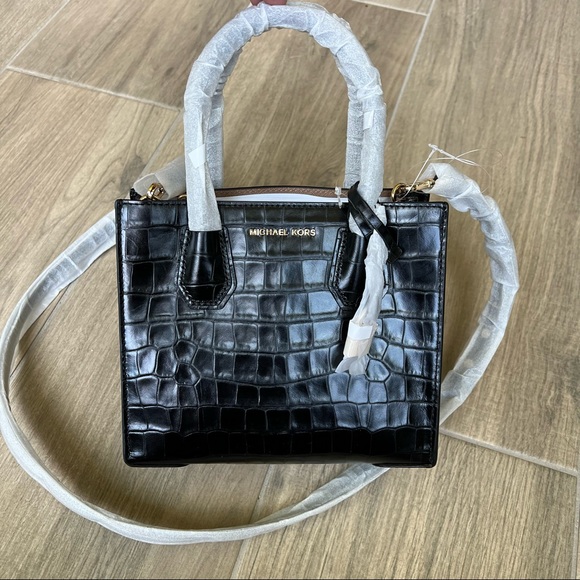 MICHAEL KORS Embossed Leather Mercer Bag - Picture 3 of 9